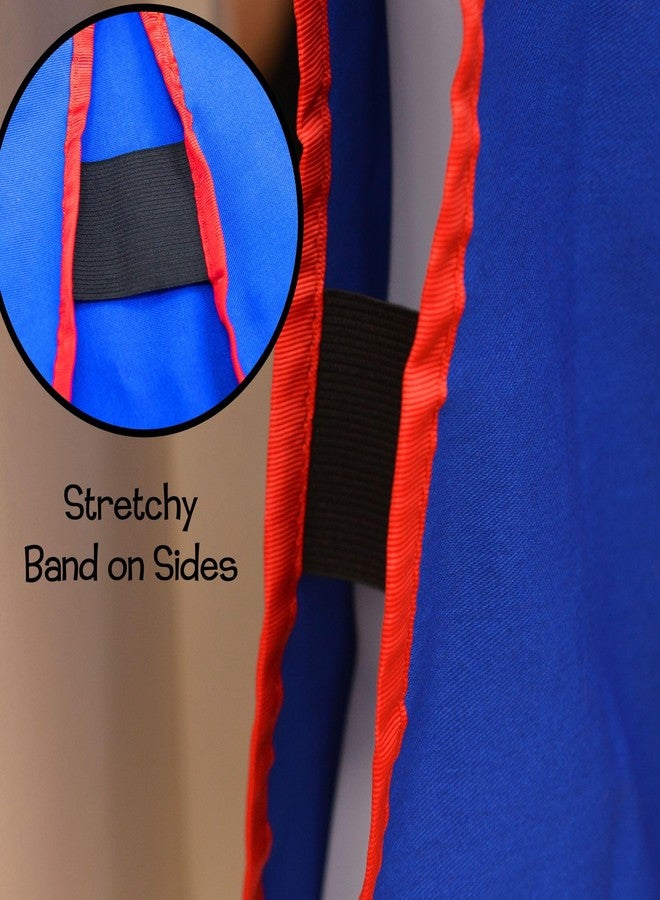 Children's Factory Manual Dexterity Combo Zipper/Button Vest Classroom Furniture (CF361-319) Blue 17.5 x 13.5 - Image 4